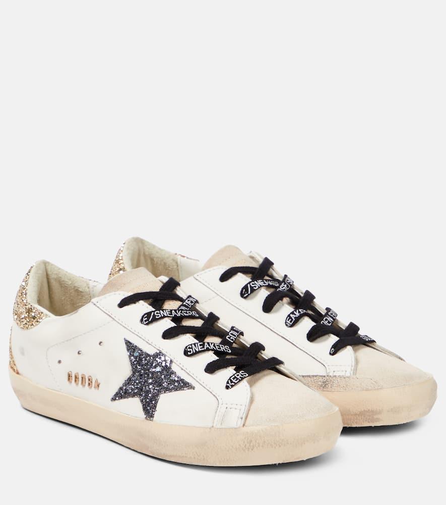 GOLDEN GOOSE Super-star Leather Sneakers In White Product Image