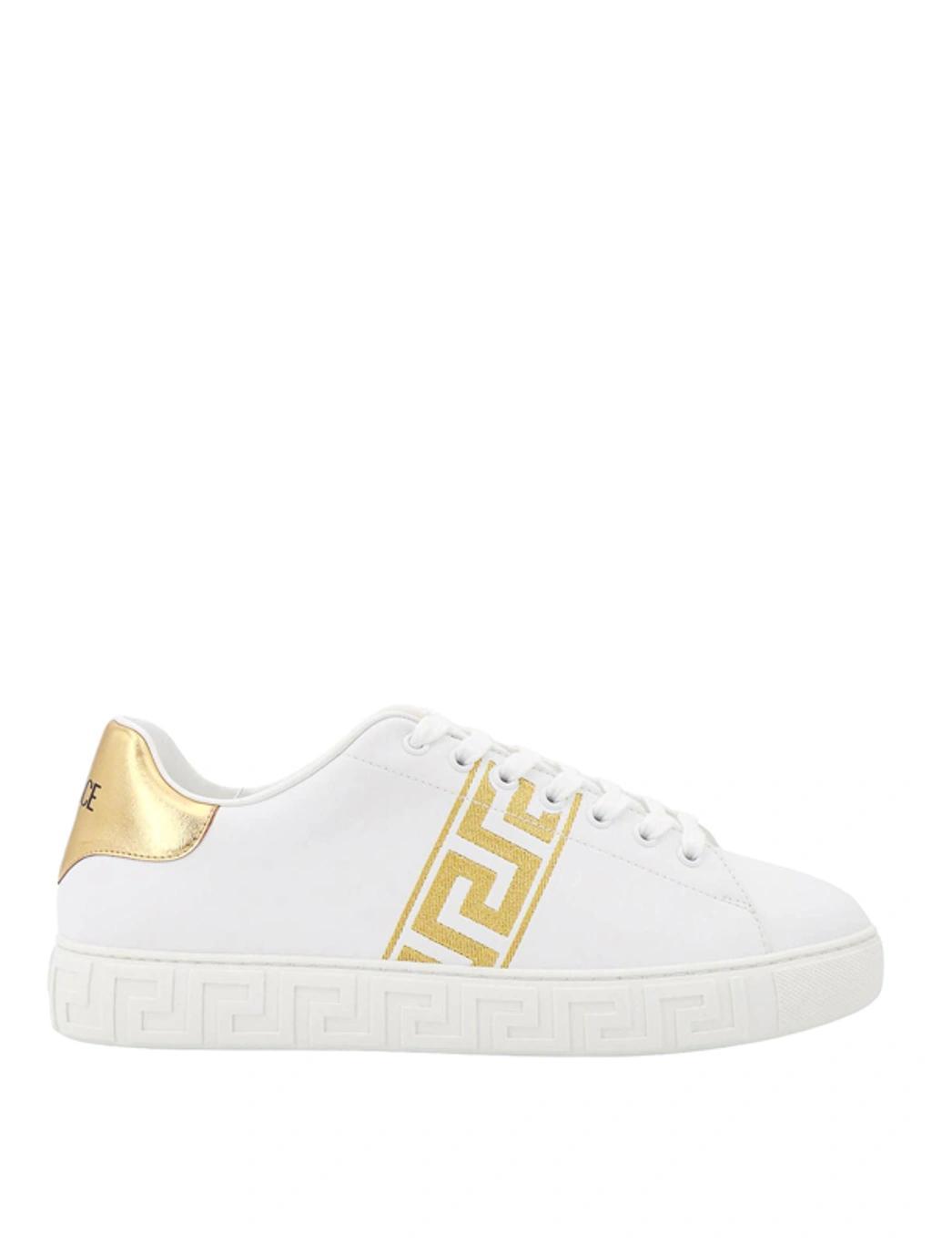 Greca Embroidered Low In White Product Image