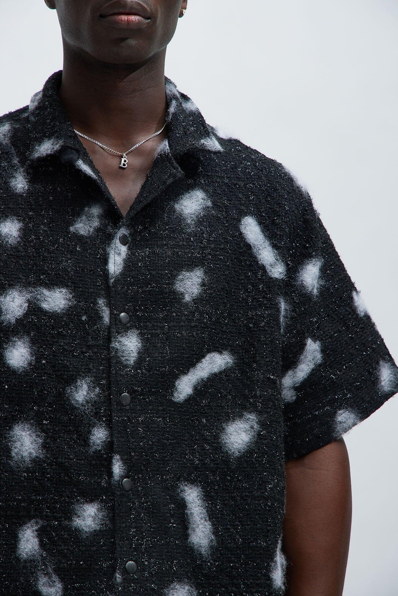 Chiaro Boucle Shirt - Black/White Product Image