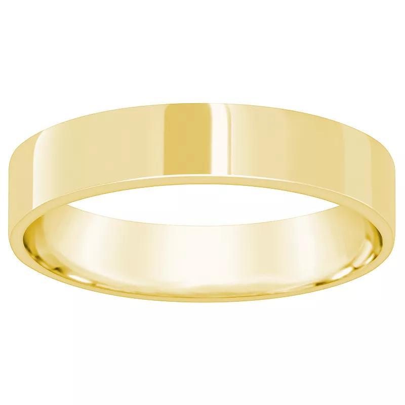 Alyson Layne Mens 14k Gold Flat Wedding Band Product Image