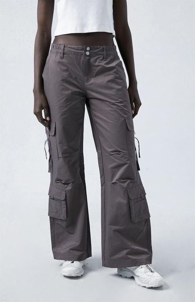 Women's Elastic Waist D-Ring Cargo Pants - Product Image