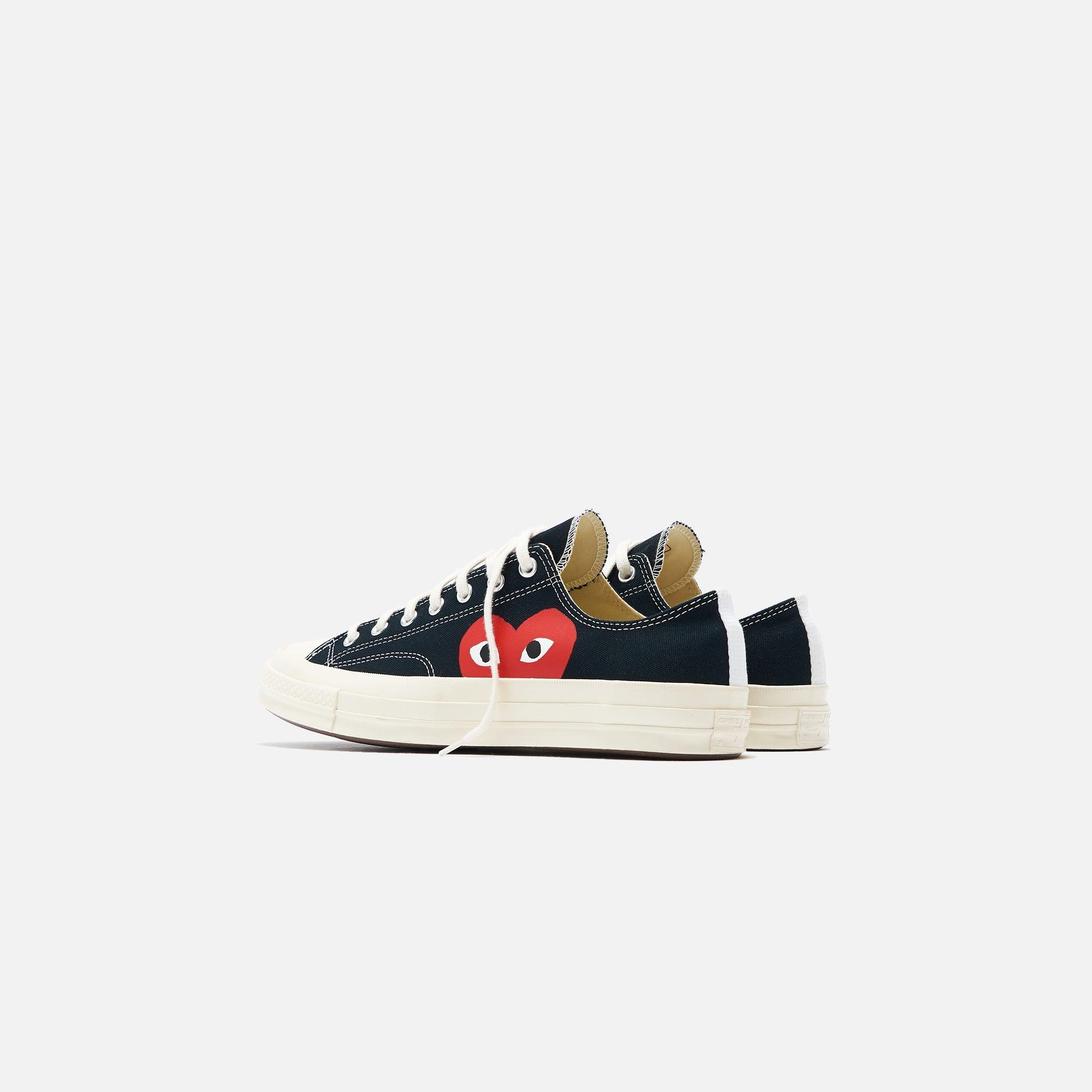 Converse x Comme des Garçons CDG Play Chuck Taylor Low - Black  Product Image