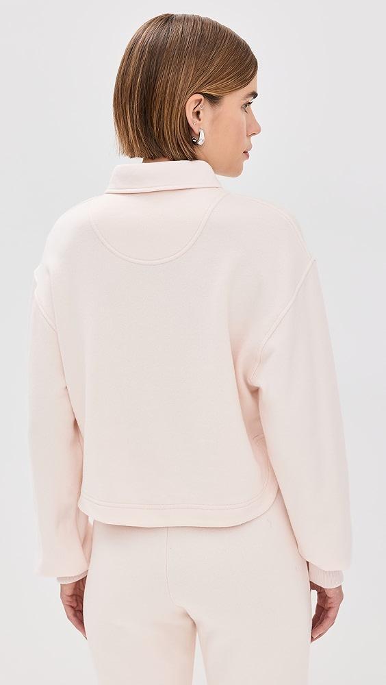 Sablyn Holden Cropped Henley Sweatshirt | Shopbop Product Image