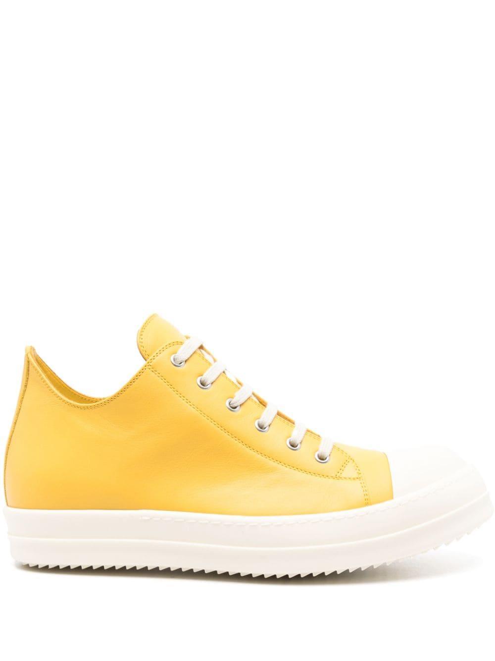 RICK OWENS Sneakers In Yellow Product Image