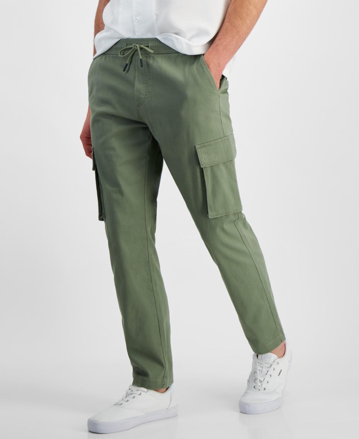 And Now This Mens Regular-Fit Twill Drawstring Cargo Pants, Created for Macys Product Image