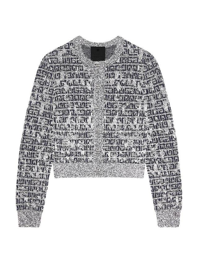 Womens Cardigan in 4G Tweed with 4G Detail Product Image