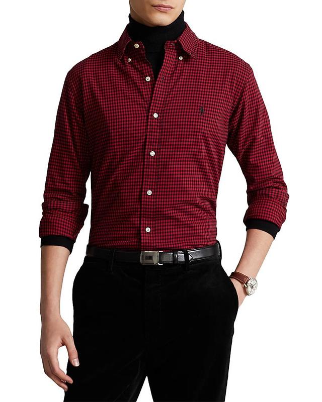 Mens Sanded Cotton Twill Button-Down Product Image