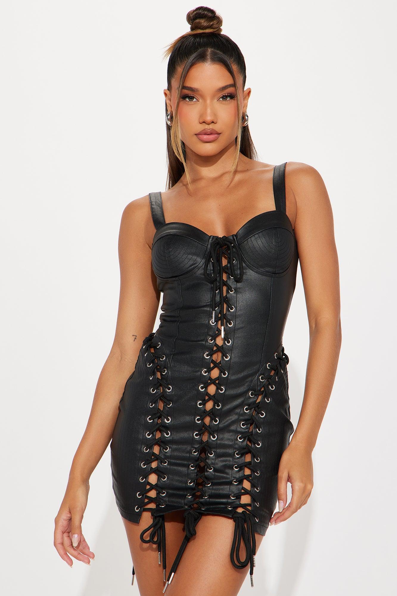 If Looks Could Kill Micro Mini Dress - Black Product Image