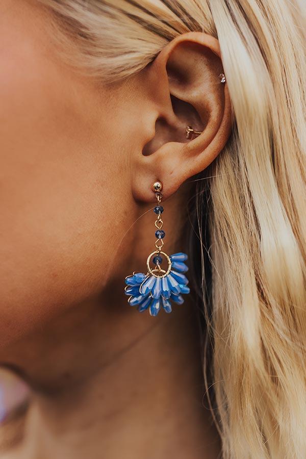 Island Oasis Earrings In Periwinkle Product Image