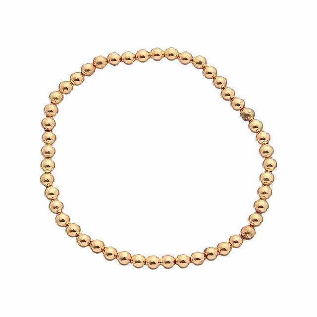 Juvell 18k Gold Plated Stretch Bracelet, Womens Gold Tone Product Image