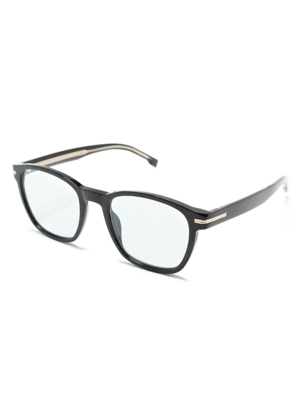 Square-frame Sunglasses In Black Product Image