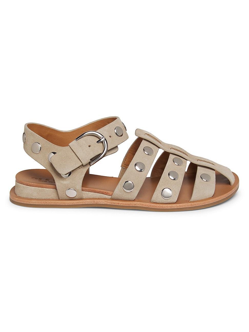 Womens Beau Fisherman Suede Sandals Product Image