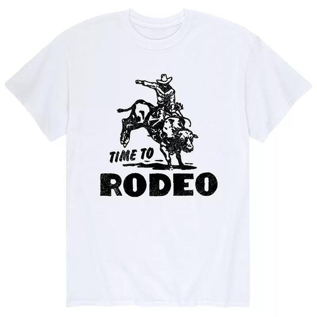 Mens Time To Rodeo Tee Brt Red Product Image