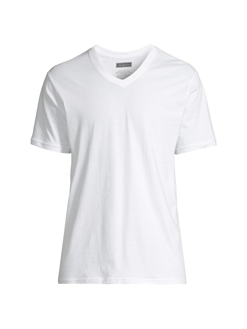 Mens COLLECTION 3-Pack V-Neck Pima Cotton T-Shirts Product Image