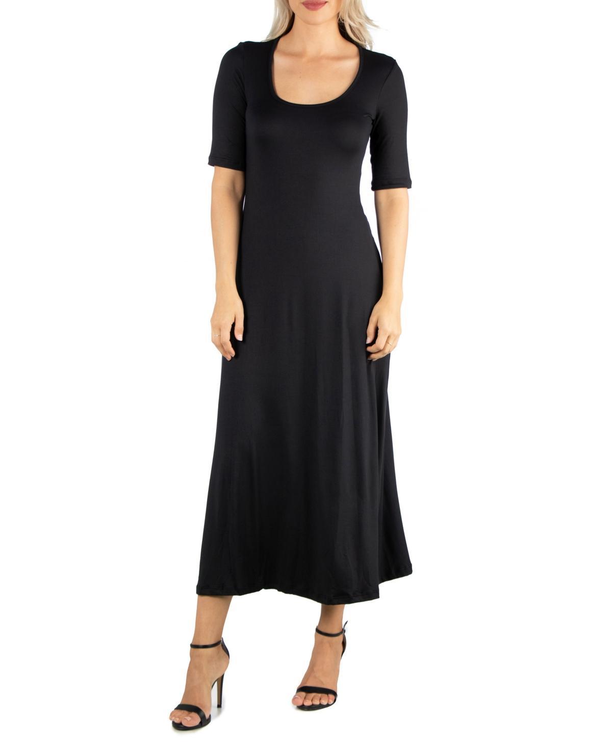 24seven Comfort Apparel Womens Casual Maxi Dress Product Image