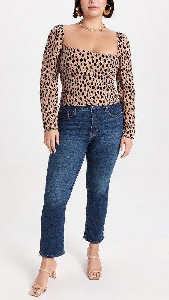 Good American Good Legs Straight Jeans | Shopbop Product Image