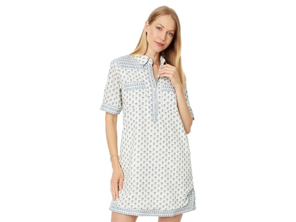 Faherty Rae Dress Lotus Floral Print) Women's Dress Product Image