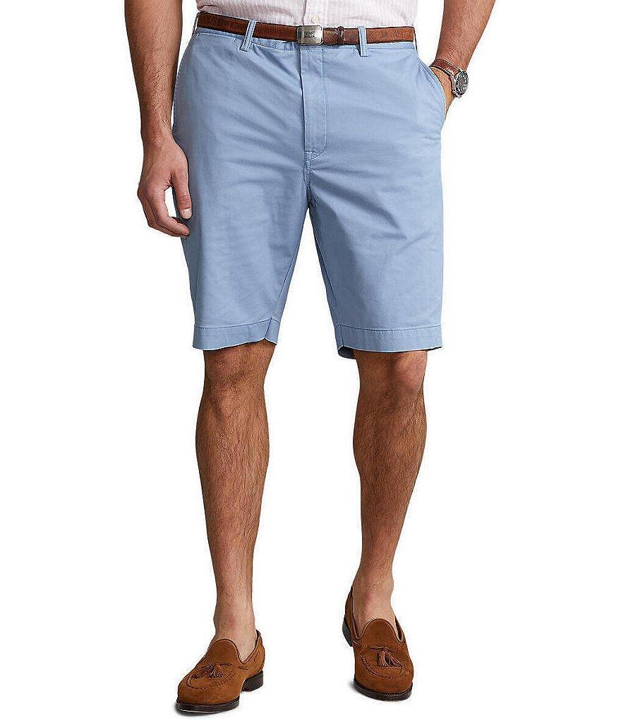 Polo Ralph Lauren Big & Tall 9.5#double; and 10.5#double; Inseam Stretch Twill Shorts Product Image