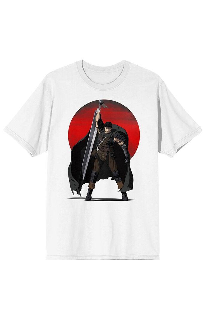 PacSun Mens Berserk Anime Gut T-Shirt - Whitemall Product Image