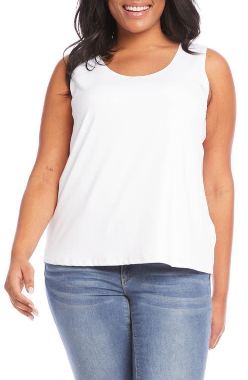 Karen Kane Plus Size Sleeveless Scoop Neck Layering Tank Product Image