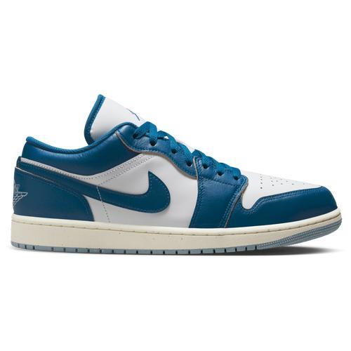 Jordan Mens Jordan AJ 1 Low SE - Mens Shoes Blue/White Product Image