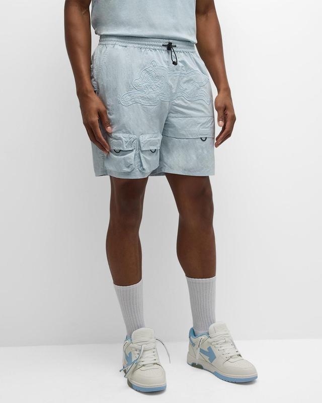 Mens Pine Drawcord Cargo Shorts Product Image