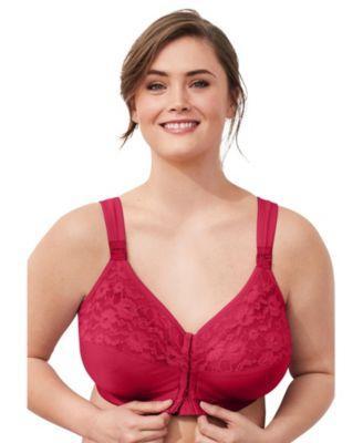 Plus Size Easy Enhancer Front Close Wireless Posture Bra Product Image