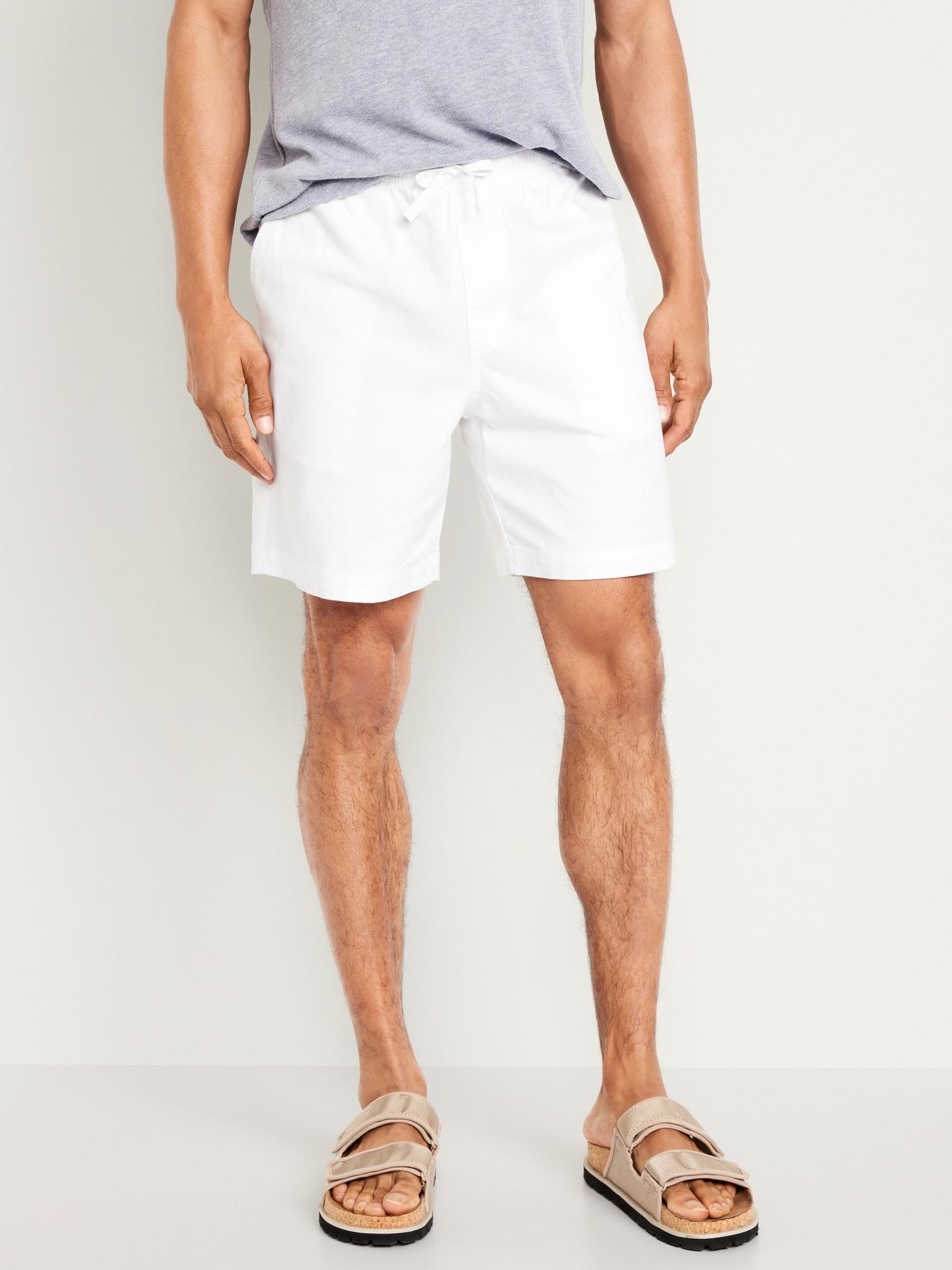 Pull-On Twill Jogger Shorts -- 7-inch inseam Product Image