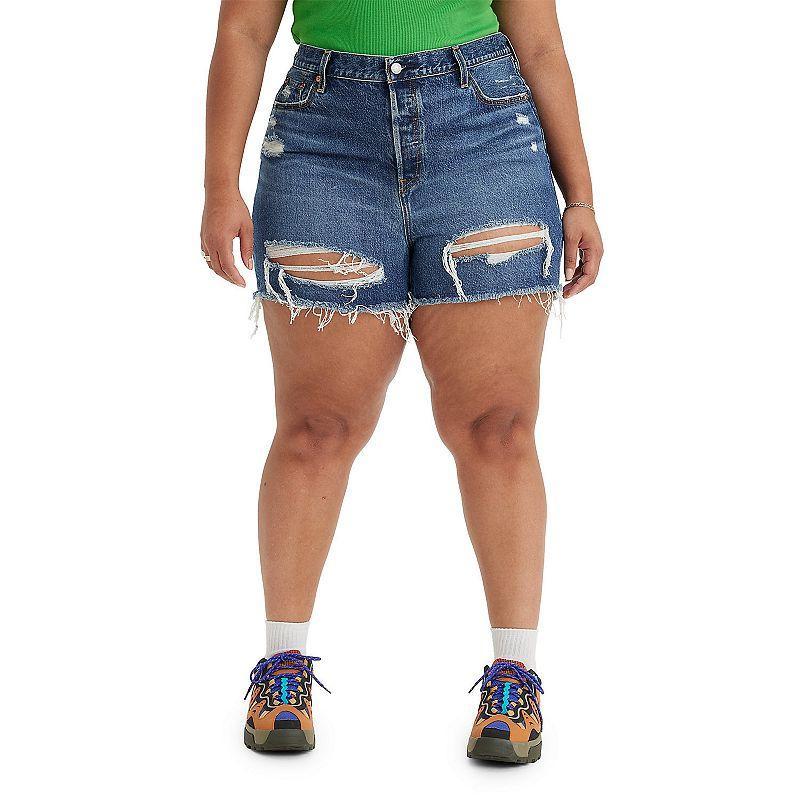 Plus Size Levis 501 Original Jean Shorts, Womens Product Image