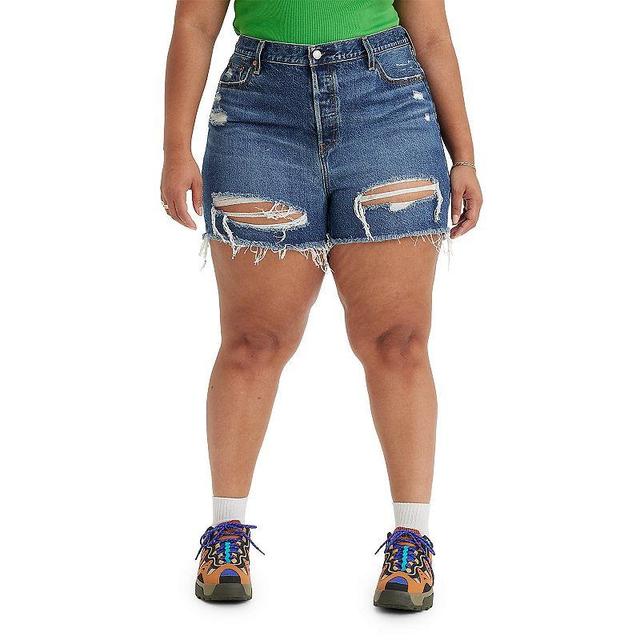 Plus Size Levis 501 Original Jean Shorts, Womens Product Image