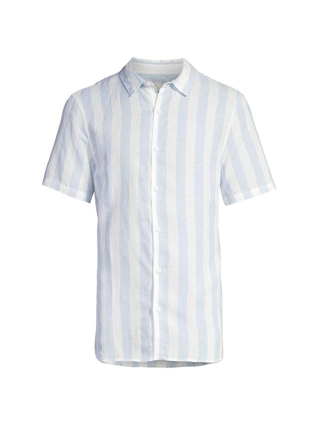 Mens Jack Air Striped Linen-Blend Shirt Product Image