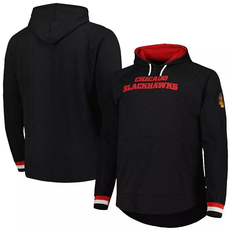 Mens Mitchell & Ness Chicago hawks Big & Tall Legendary Raglan Pullover Hoodie Product Image