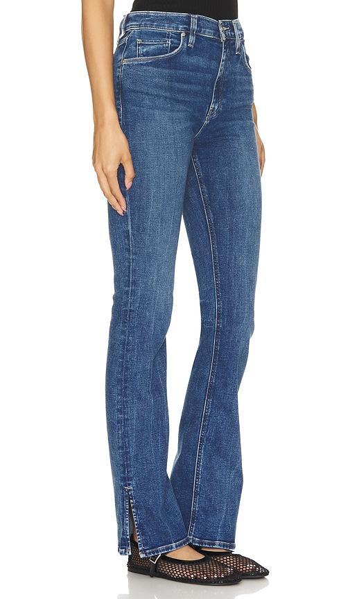 Womens Barbara High-Rise Slit Baby Bootcut Jeans Product Image