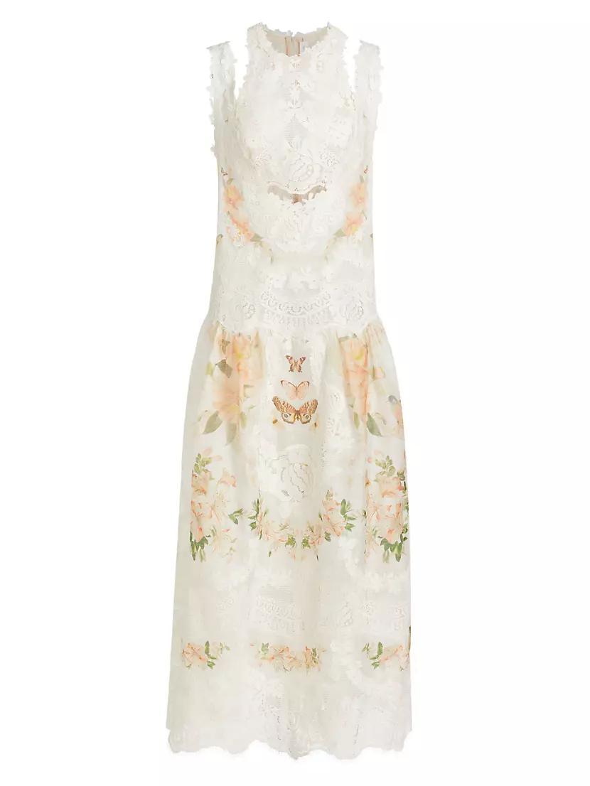 ​Natura Lace Patch Tank Maxi-Dress Product Image