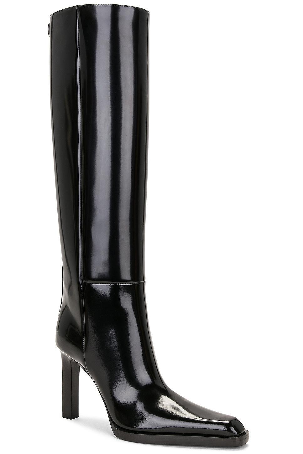 Saint Laurent Nina Boot in Nero - Black. Size 37 (also in 36). Product Image