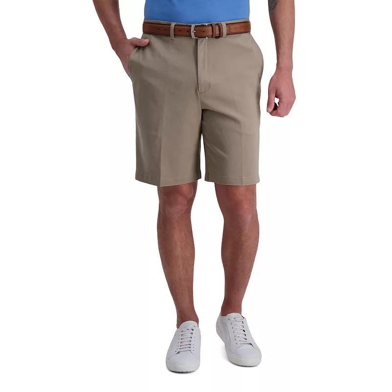 Mens Haggar Straight-Fit Flat-Front Twill Walk Shorts Product Image