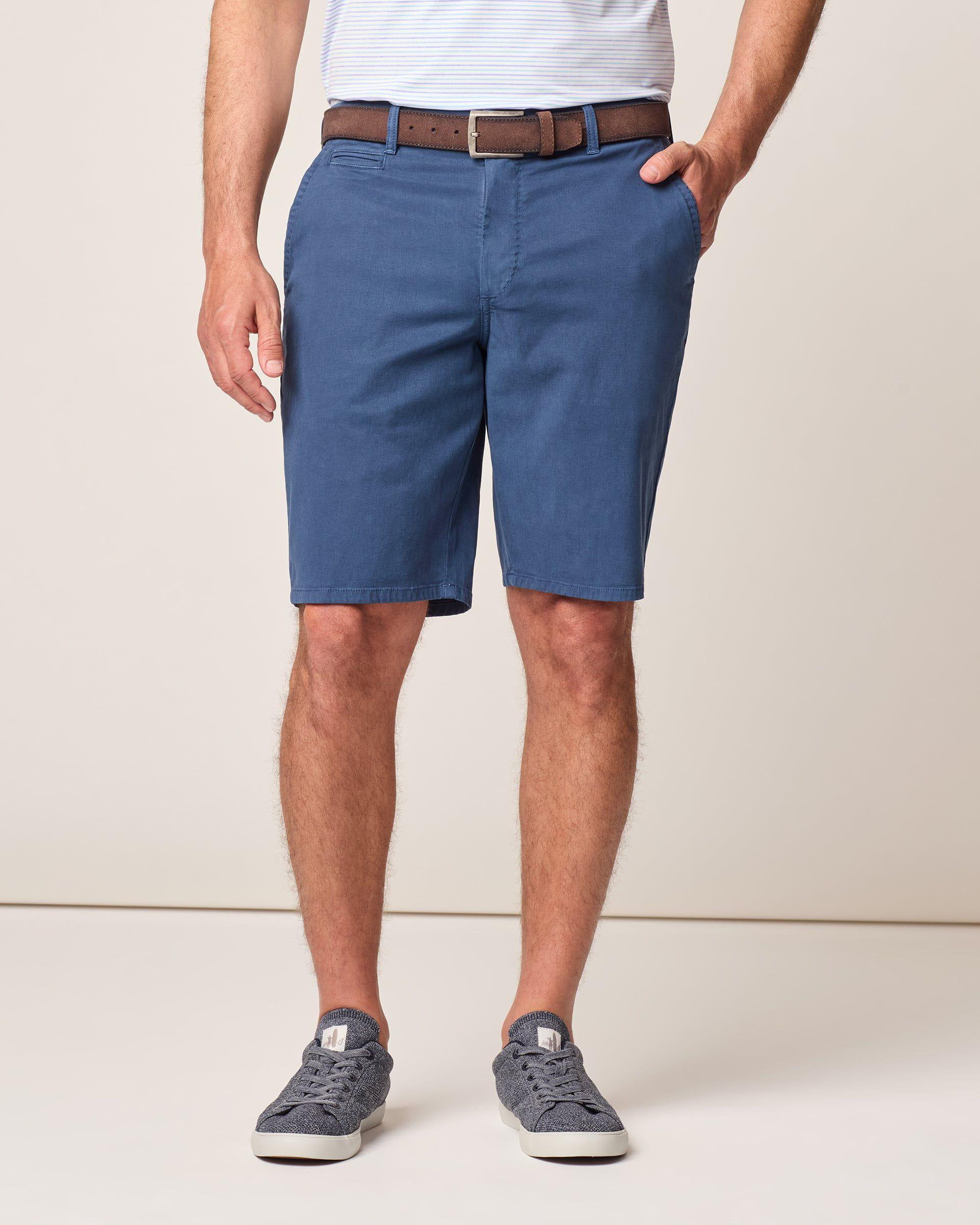 johnnie-O Nassau Cotton Blend Shorts Product Image