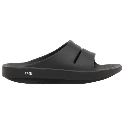 OOFOS OOFOS OOahh Slides - Mens Black/Black Product Image