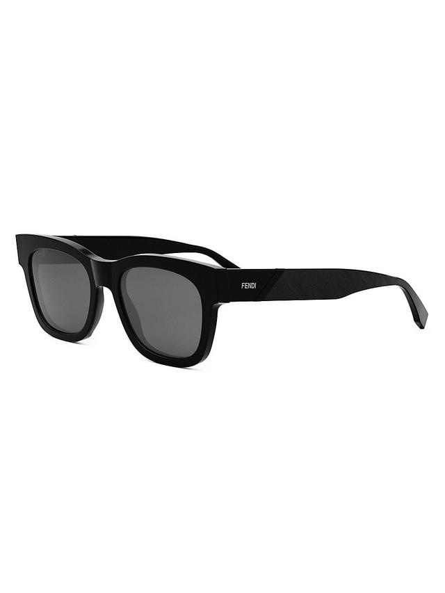 Men's Square Acetate Sunglasses Product Image