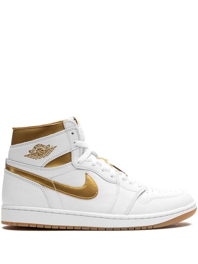 Air Jordan 1 Retro High OG "Metallic Gold" sneakers Product Image