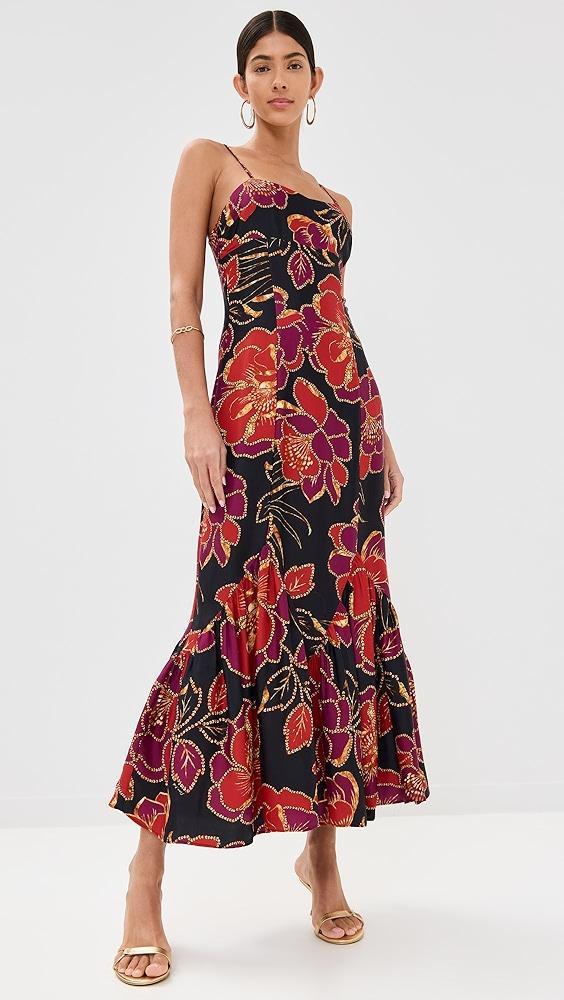 FARM Rio Shiny Chita Black Maxi Dress | Shopbop Product Image