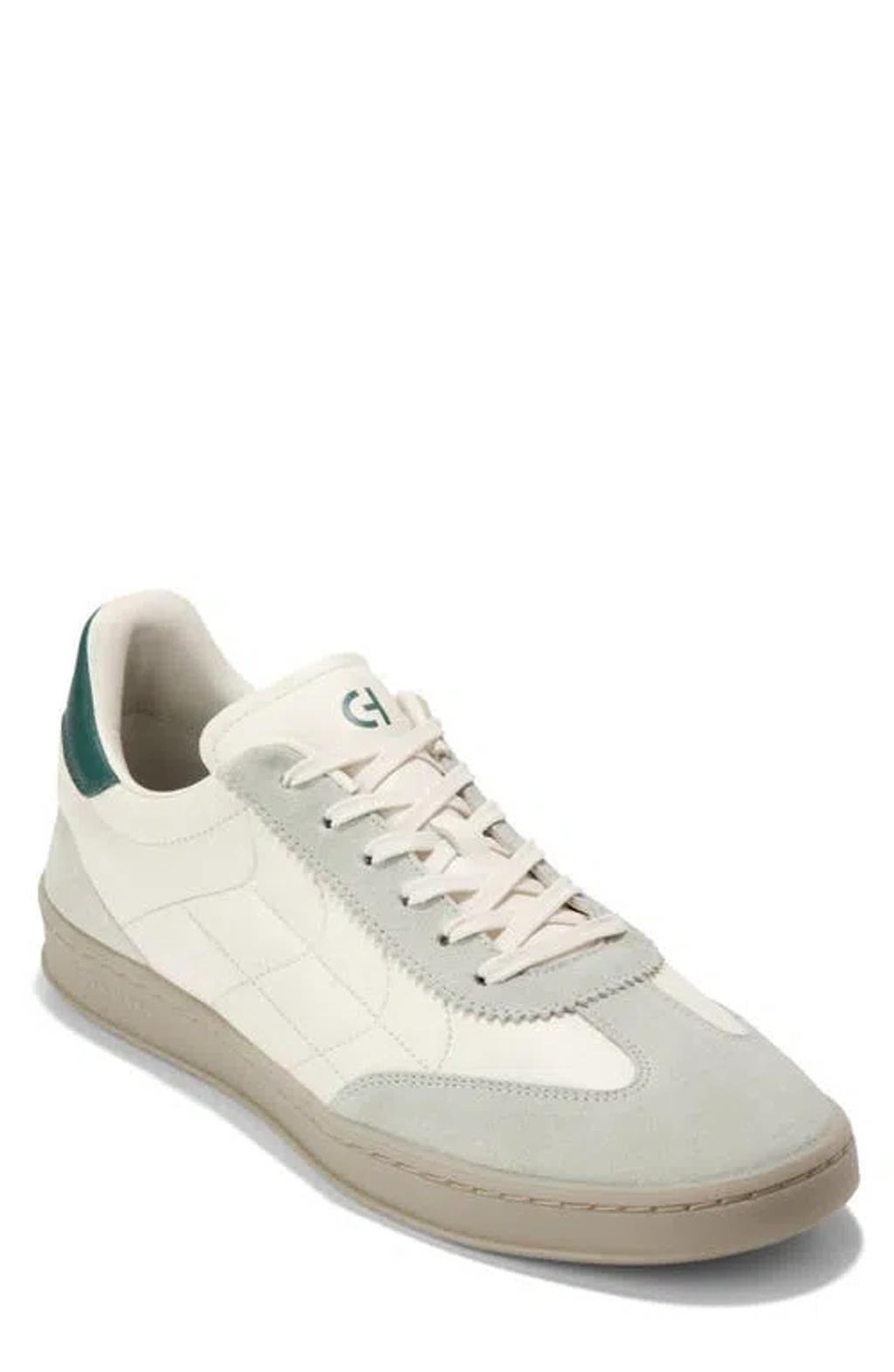 COLE HAAN Grandpro Breakaway Leather Sneaker In Ivory-rain Forest-natural Gum Product Image