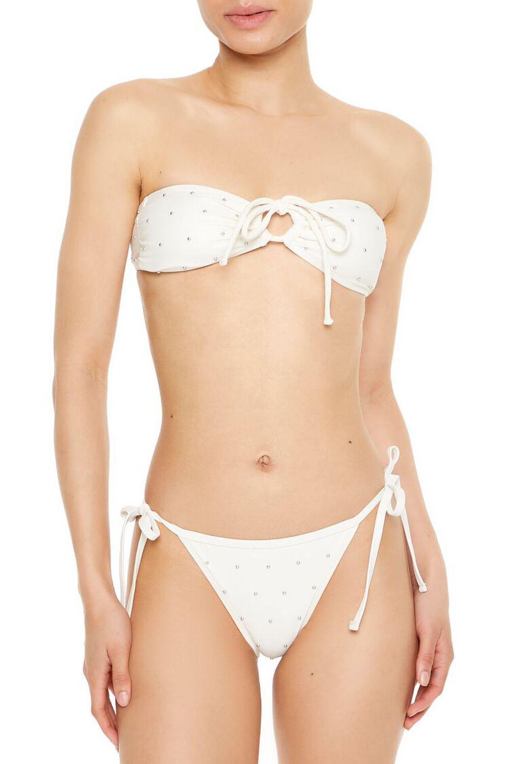 Studded Bandeau Bikini Top | Forever 21 Product Image