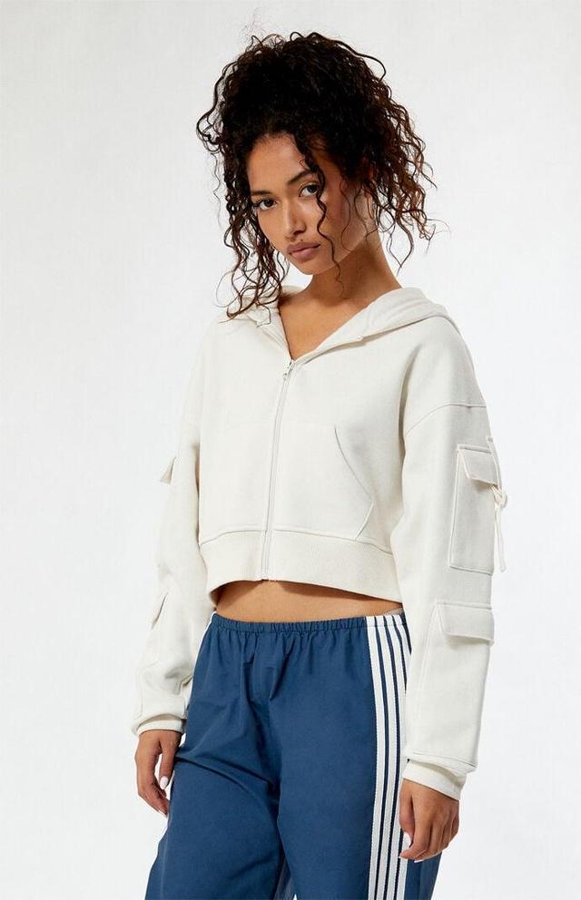 Women's Cargo Full Zip Hoodie Product Image