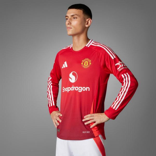 Manchester United 24/25 Long Sleeve Home Authentic Jersey Product Image