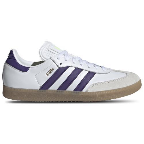 adidas Mens Samba Messi - Shoes White/Purple Product Image