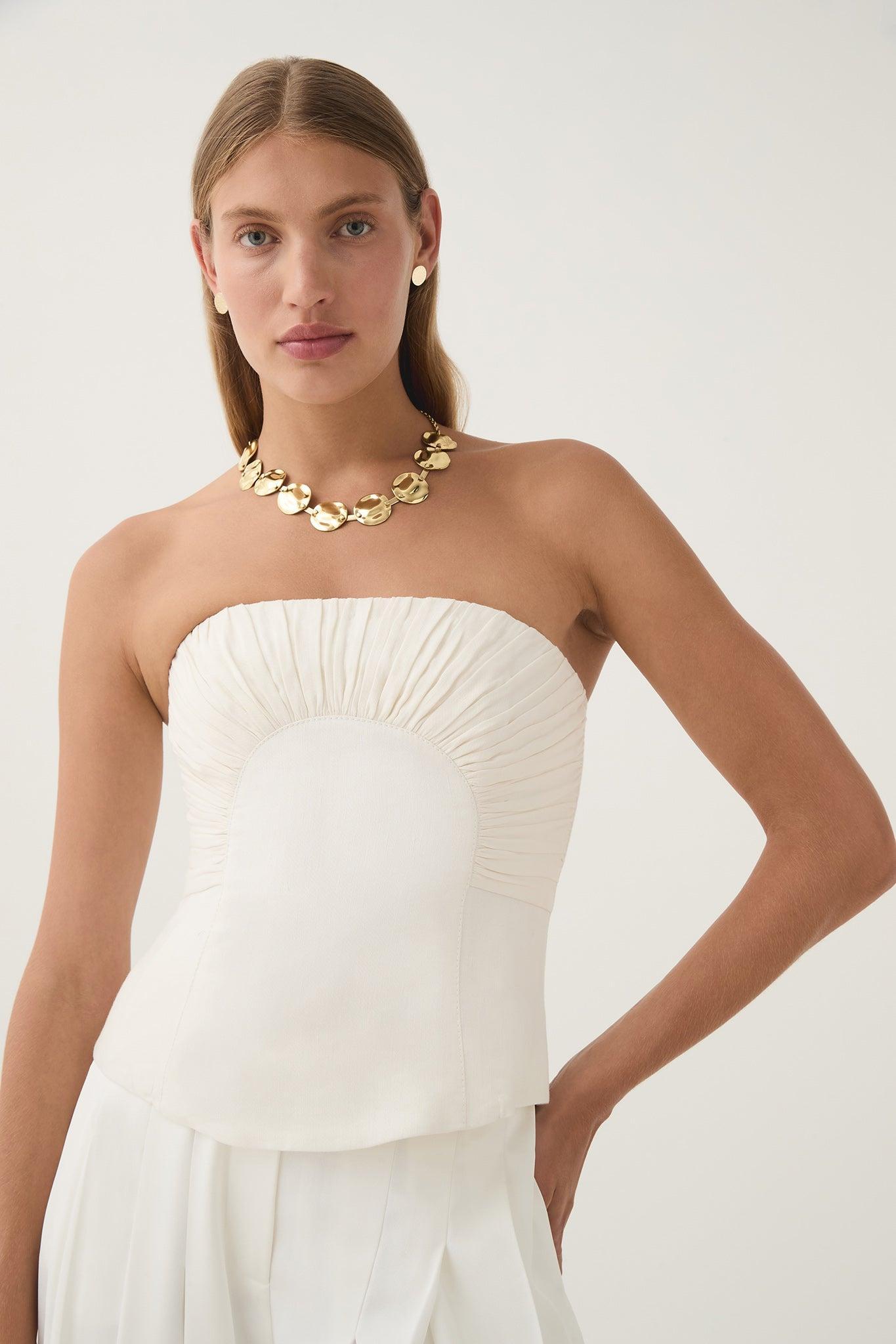 Oriel Ruched Bustier Product Image