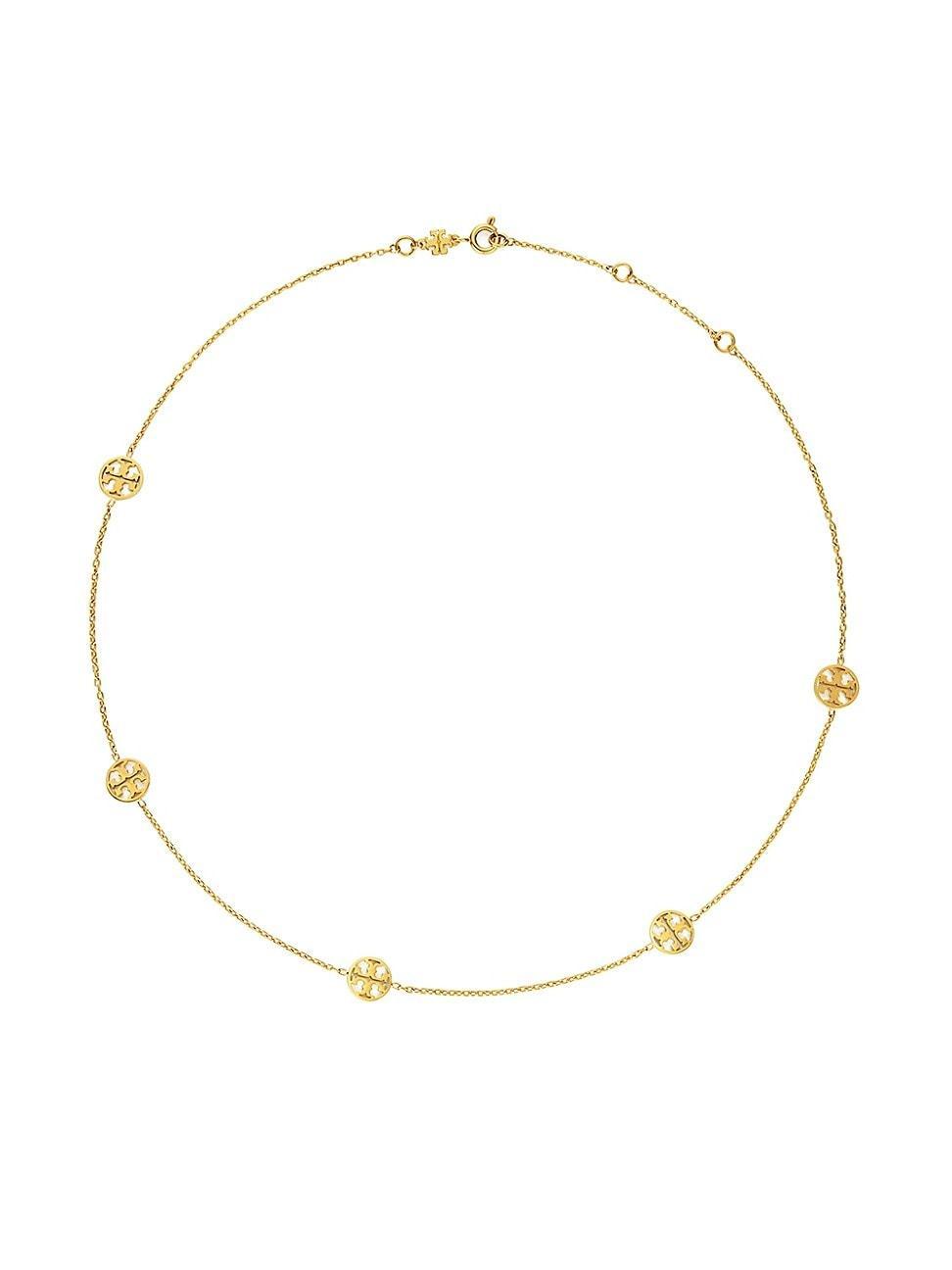 Womens Miller 18K Gold-Plated Station Necklace Product Image