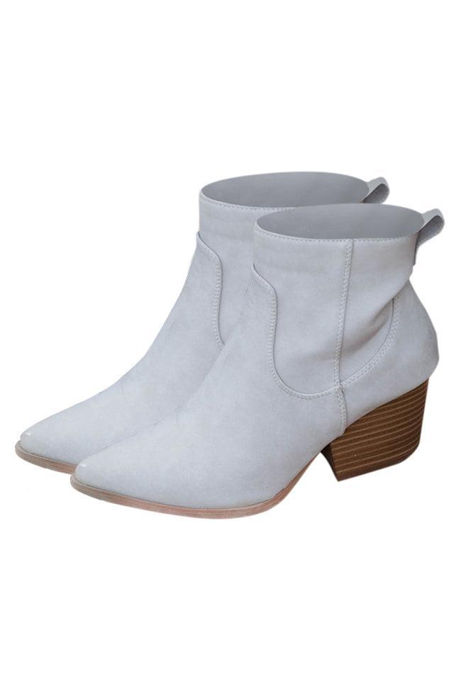 Kimberly Stone Nubuck Pointed Toe Bootie FINAL SALE Product Image