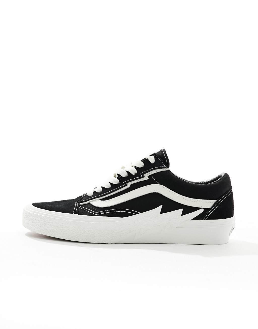 Vans Old Skool Bolt sneakers in black & white Product Image